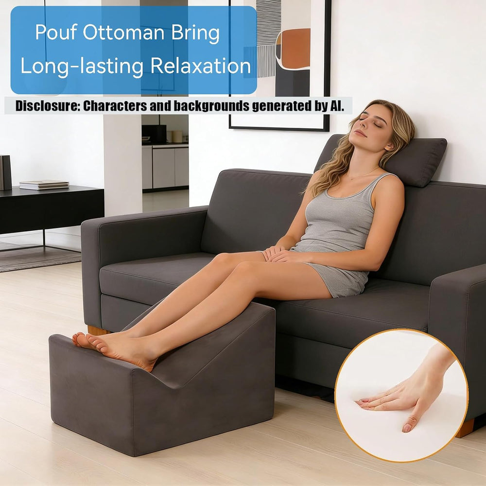 Version that Modern Pouf Ottoman,Relax Stool,Floor Poufs for Couch | Foot Res...