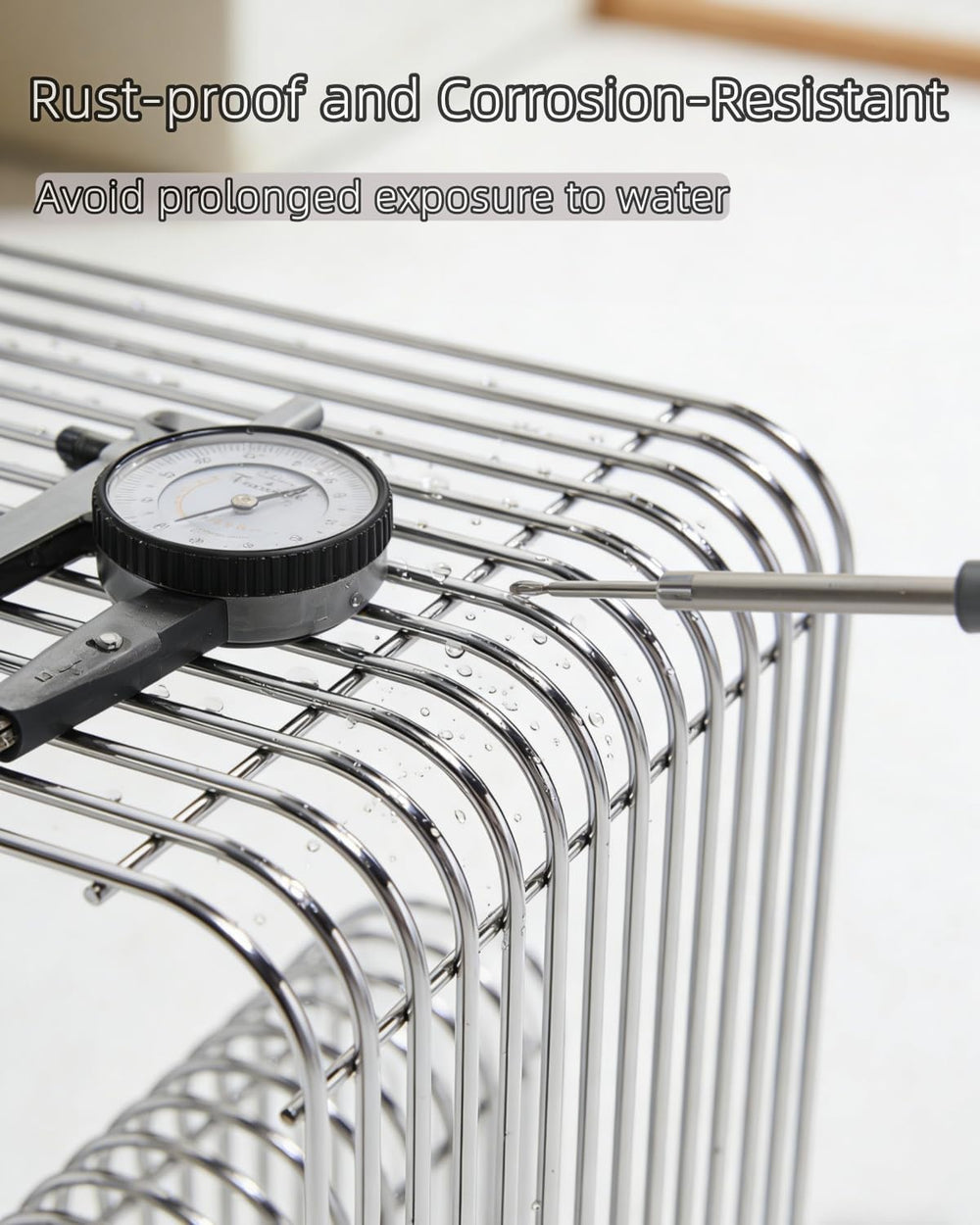Metal Side Table, Metal End Table with Magazine Rack,Sofa Bedside Table for S...