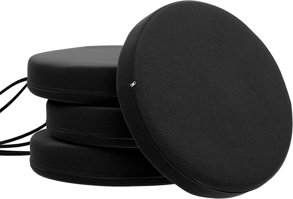 Outsunny Outdoor Bistro Chair Cushions Set of 4 15" x 15" x 3"...
