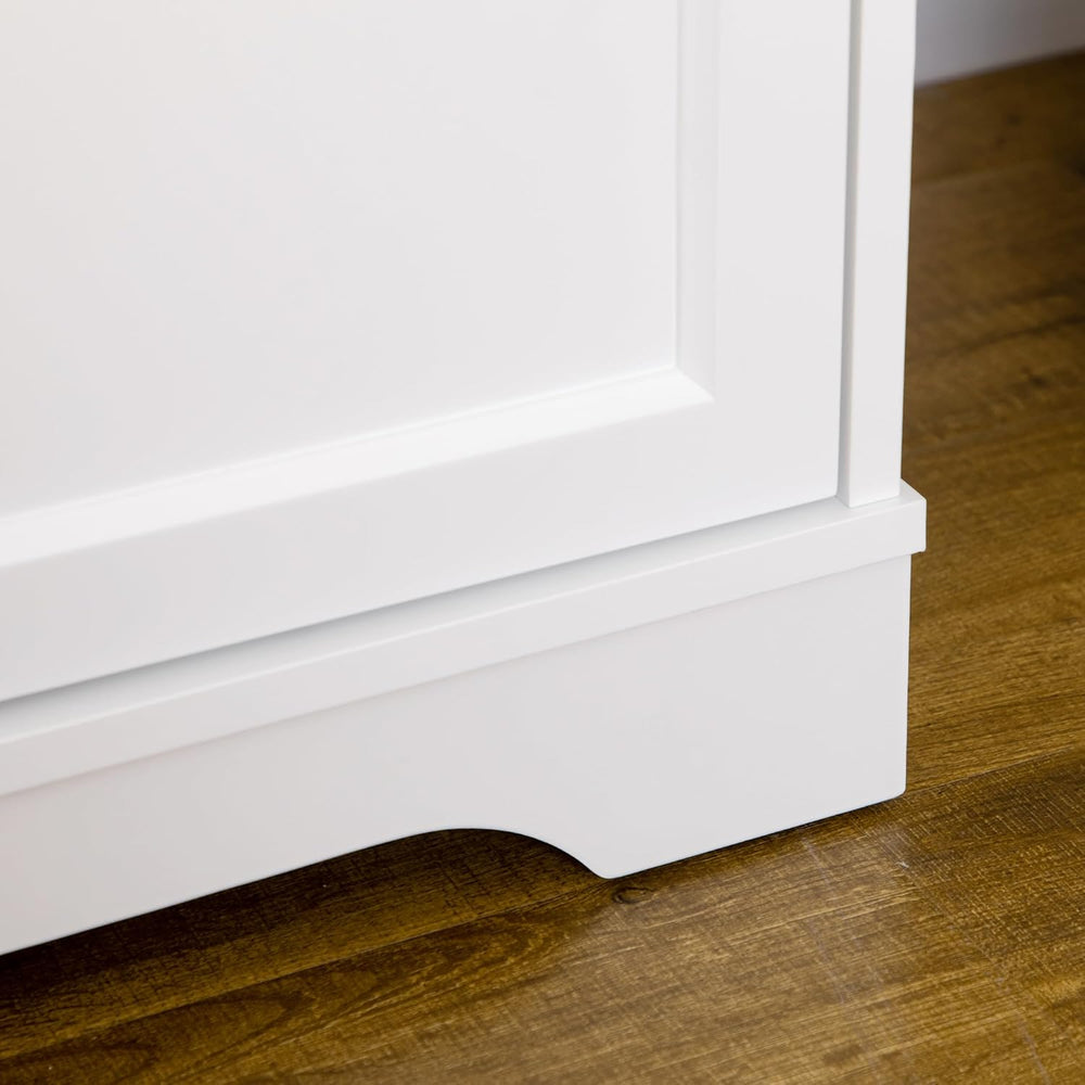 HOMCOM Sideboard Buffet Cabinet with 3 Storage Drawers White
