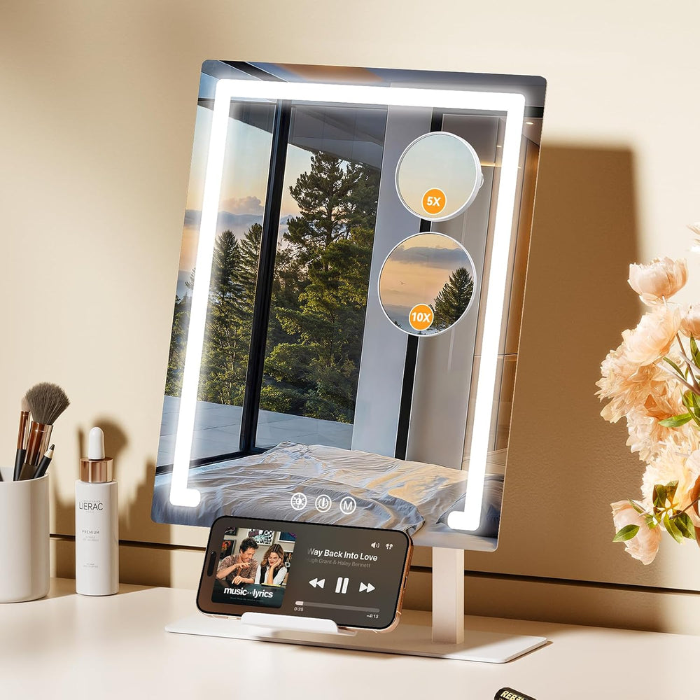 Gospire Hollywood Lighted Makeup Mirror, 4000mAh Rechargeable, 11โx16.8โ