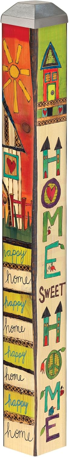 Studio M Art Pole, PVC Weather Resistant Pole with Vinyl Bowl 16 inches Tall ...