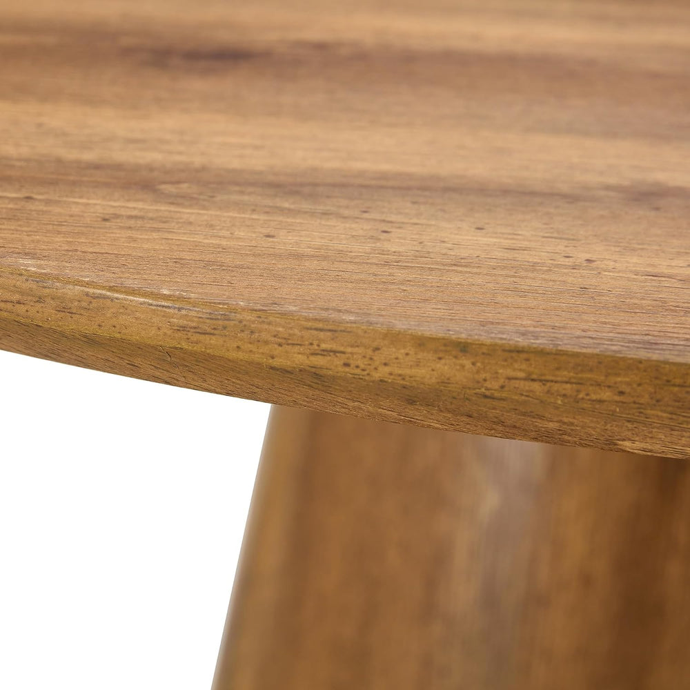 Round Dining Table for 4/6, 45 Inch Dining Room Table, Small Kitchen Table wi...
