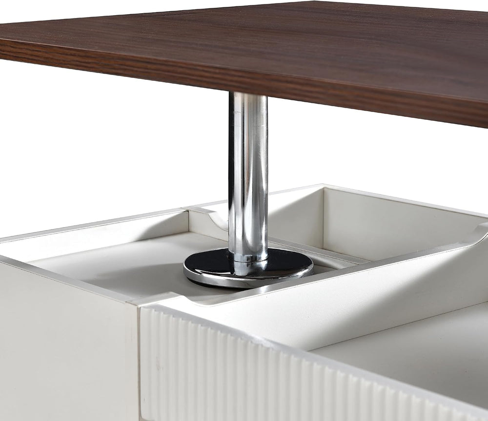 Adjustable End Table with Wheels, Modern Multifunctional Sofa Side Table with...