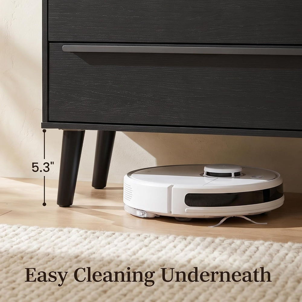 26 Inch Tall Black Oak Nightstands Set of 2 with Charging Station | Matching ...