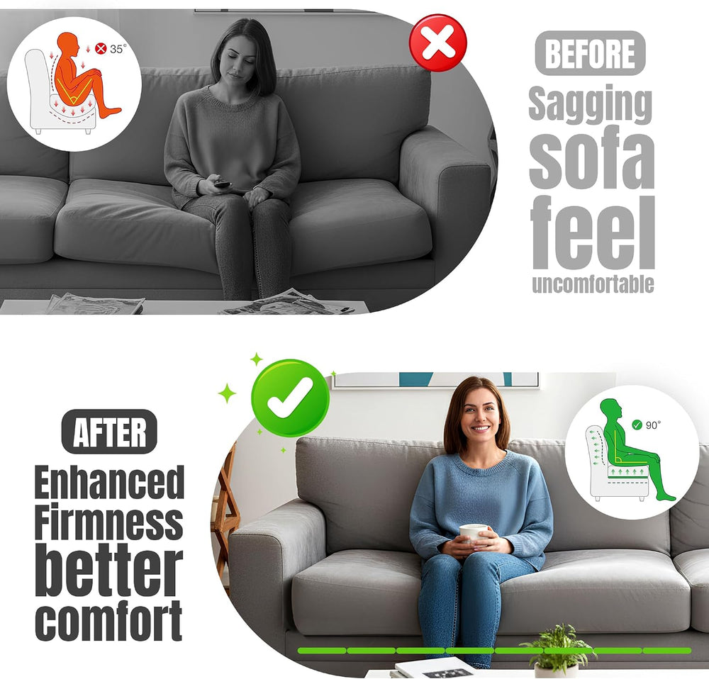Heavy Duty Couch Cushion Support Board for Sagging Sofas, Foldable Plywood Un...