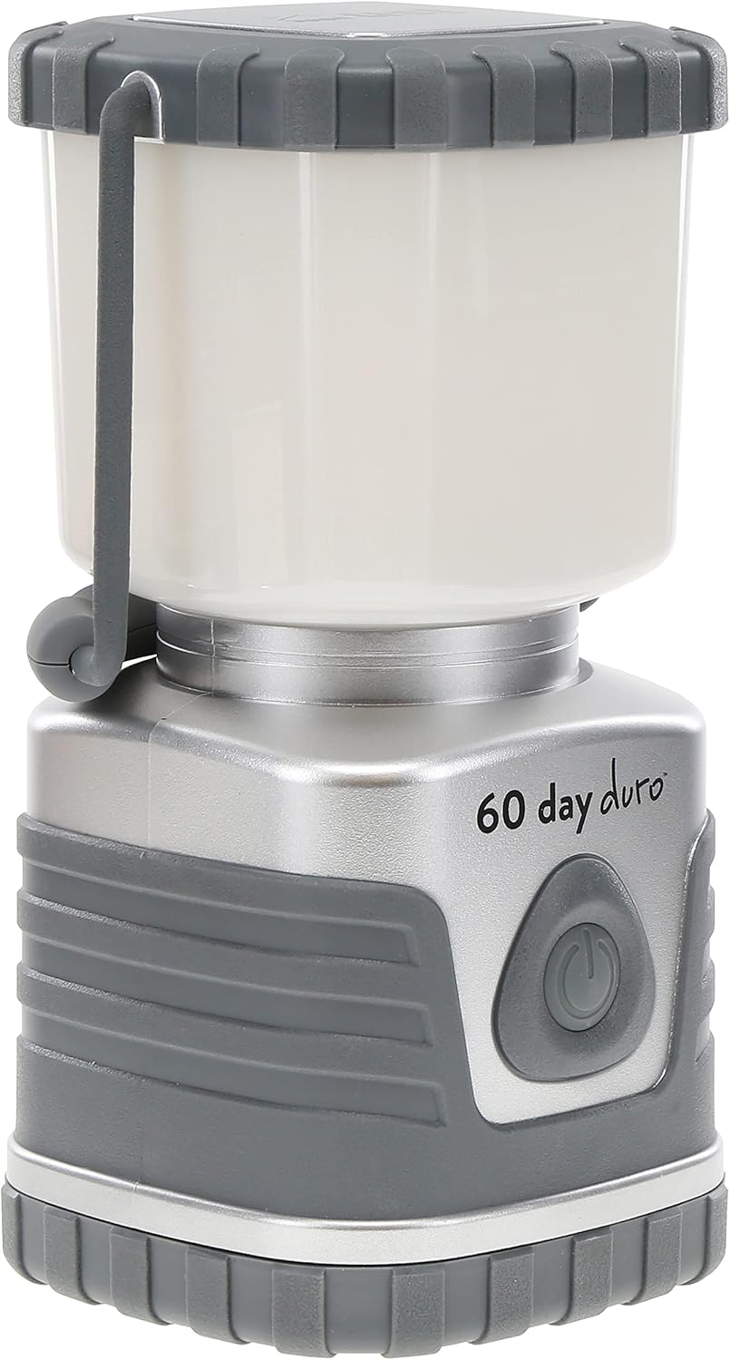 ust 60-Day Duro LED Portable 1200 Lumen Lantern with Lifetime LED Bulbs and H...