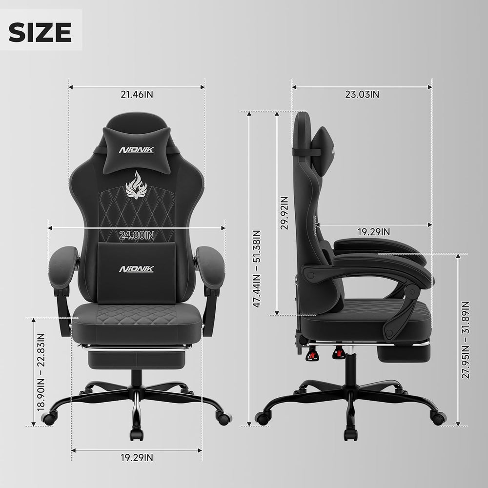Ergonomic Gaming Chair Video Gamer Chairs Gaming Computer Chairs Gamer Chairs...