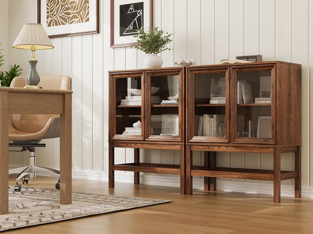 Sideboard Buffet Cabinet with Storage, Small Kitchen Coffee Wine Bar Cabinet ...