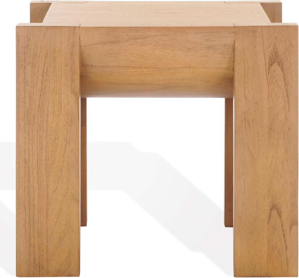 SAFAVIEH Couture Collection - Jessandria Natural Brown Accent Table, Contempo...