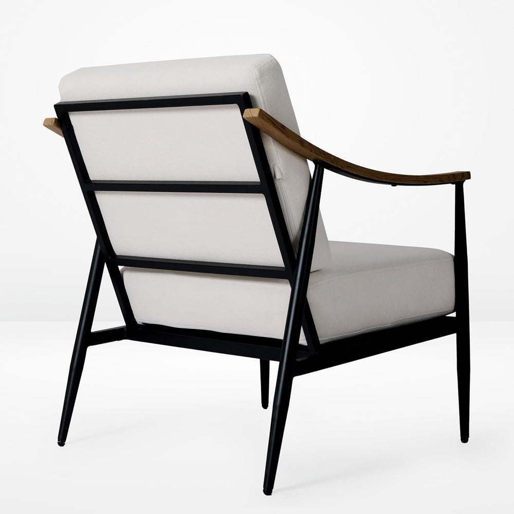 RNKSFX Modern Accent Chairs Set of 2 for Living Room Bedroom Mid Century Arm ...