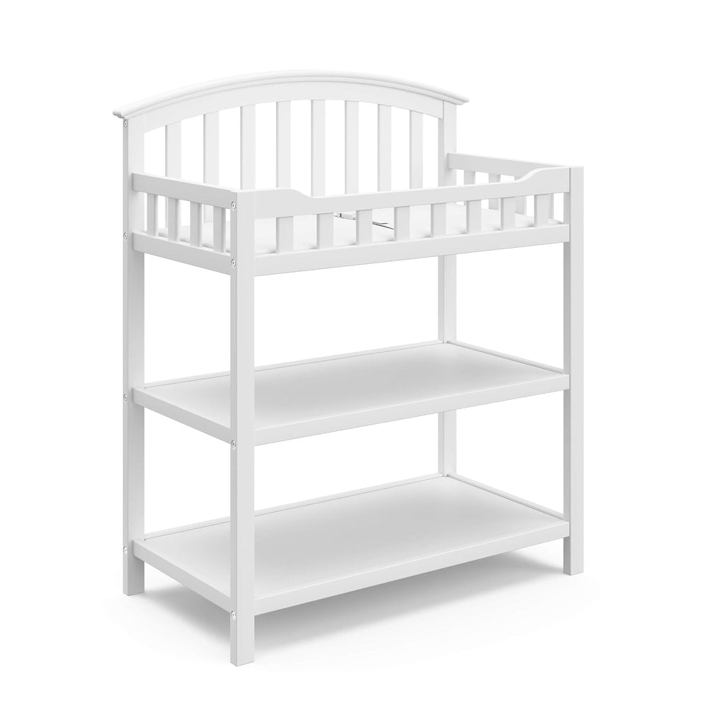 Graco Changing Table with Water-Resistant Changing Pad, White