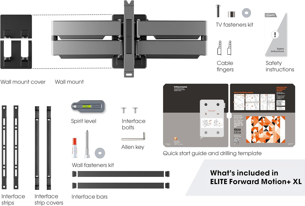 Vogel's TVM 5855 Full-Motion Ultra Strong TV Wall Mount for Large and Hea...