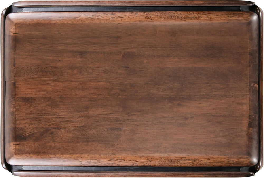Furniture of America Nazaen Modern 2-Piece Coffee Table Set, Rich Walnut | So...