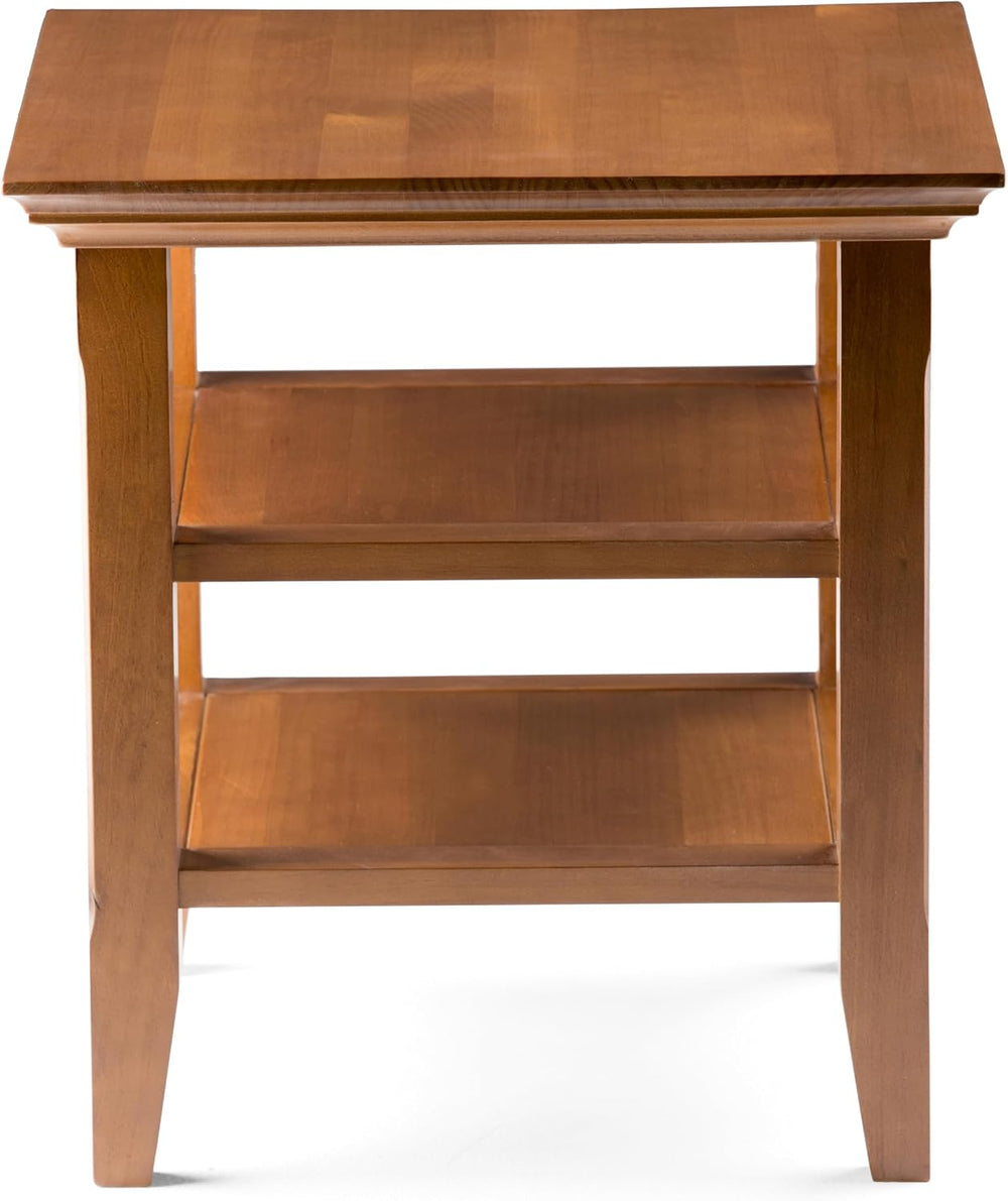 SIMPLIHOME Acadian Solid Wood 19 inch Wide Transitional-Style Side Tables in ...