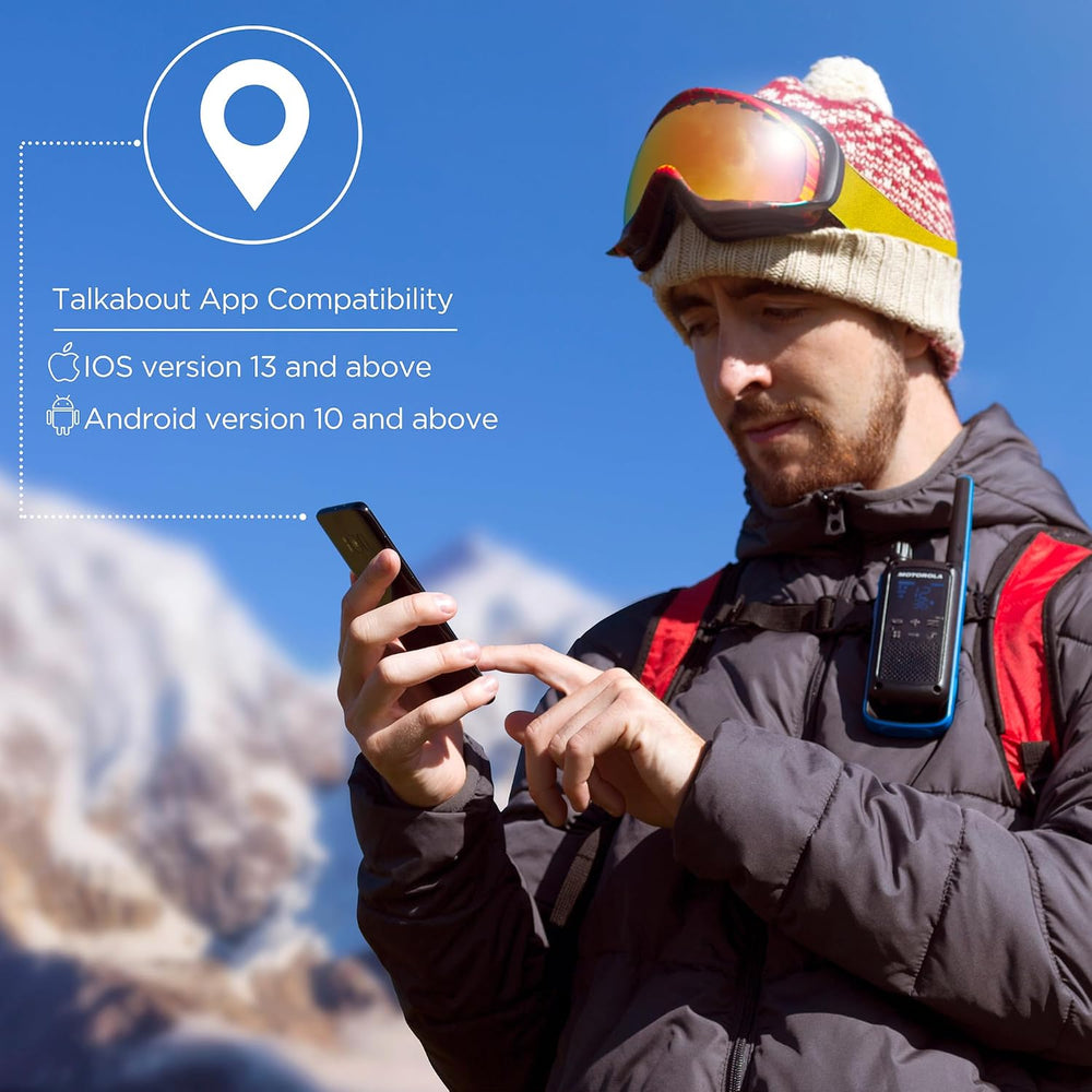 Motorola Solutions, Portable FRS, T802, Talkabout, Two-Way Radios Waterproof ...