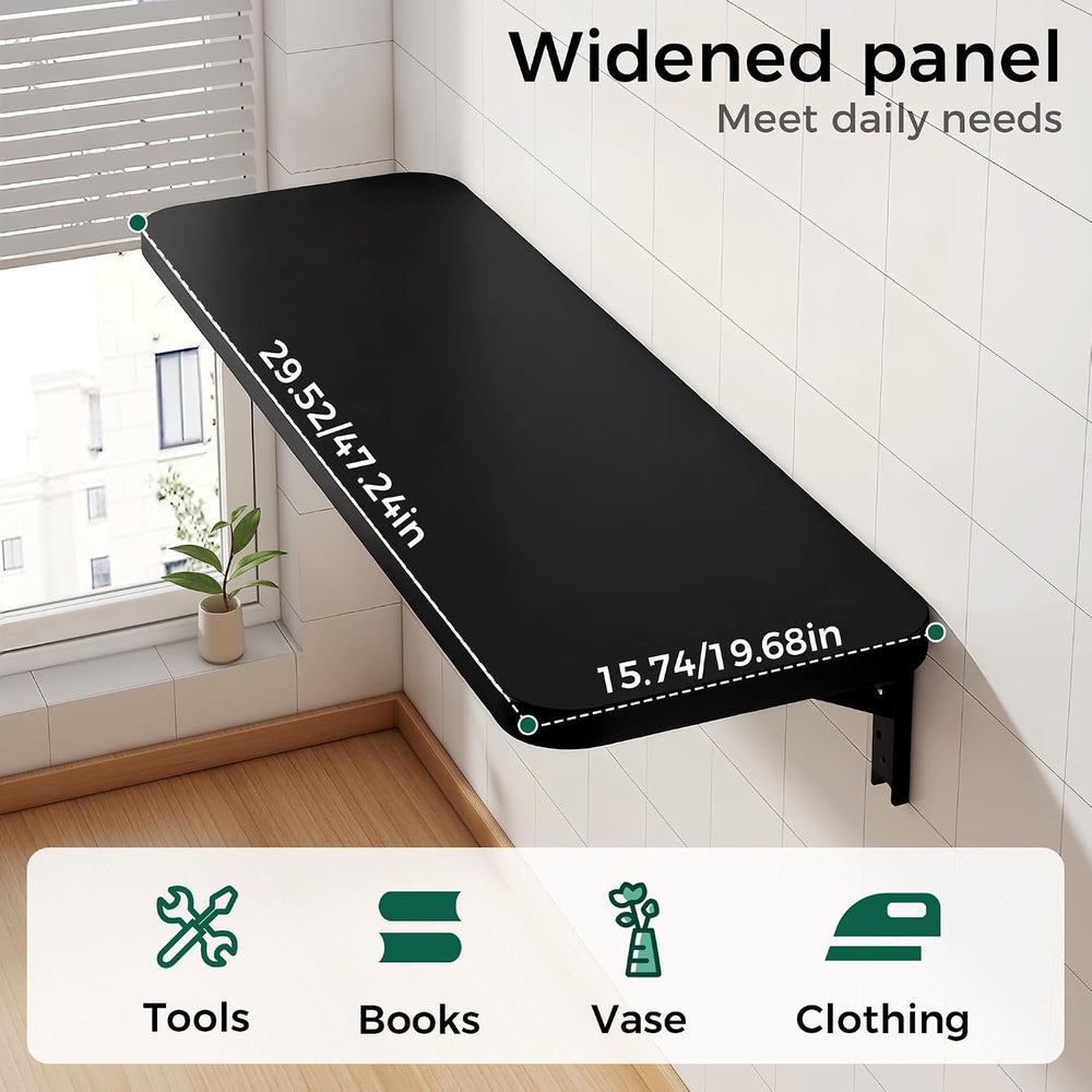 Wall Mounted Folding Table, Folding Desk, The Preferred Choice for Garages an...