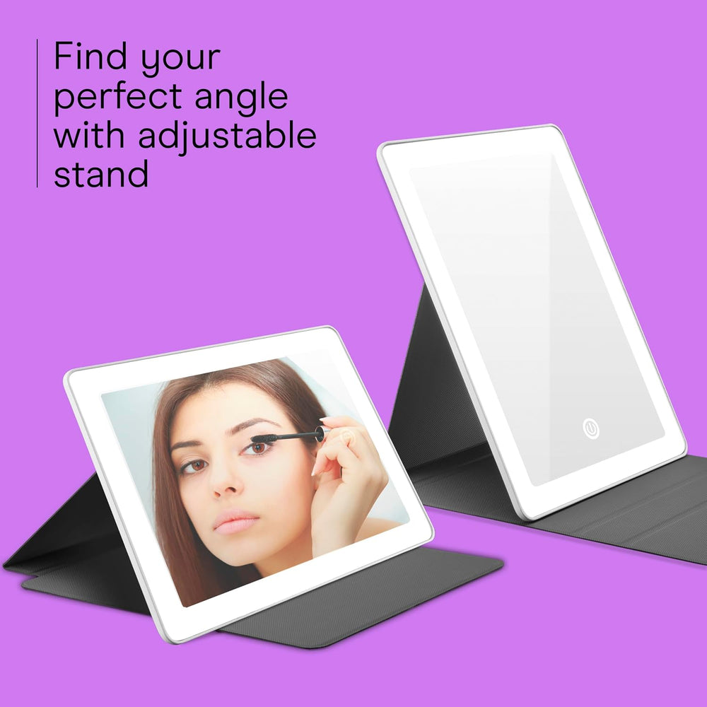 Conair Vanity Mirror, Lighted, LED Vanity, 1X/5X Magnifying, White
