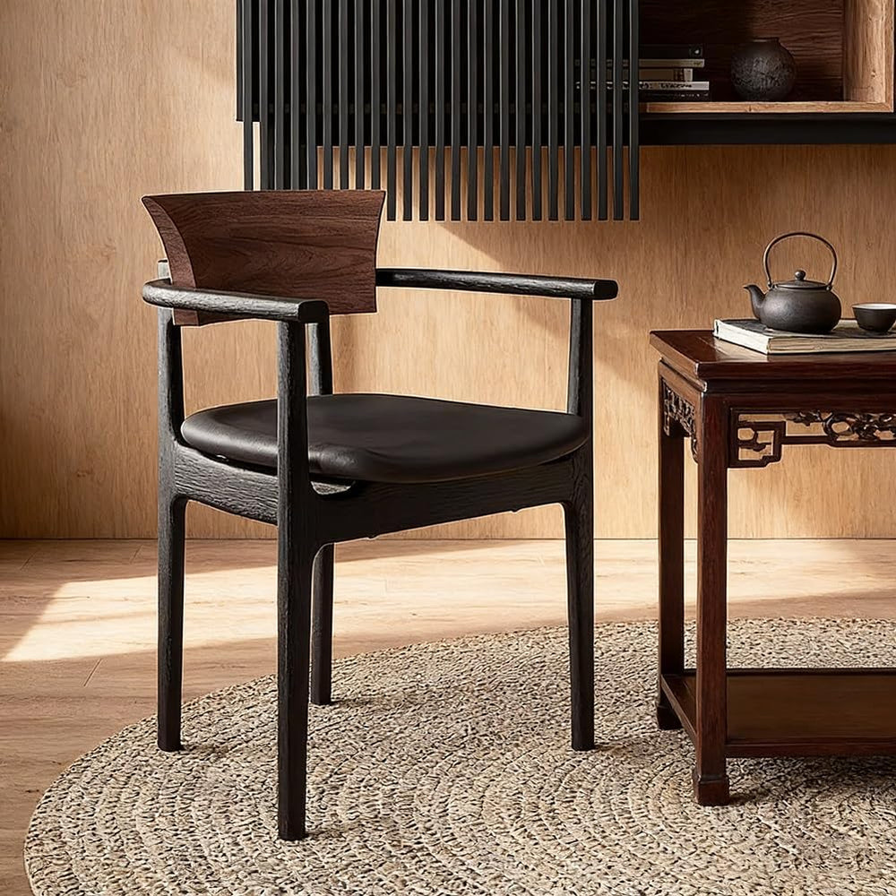 Etlegor Modern Leather Dining Chairs, Mid-Century Minimalist Breakfast Chairs...