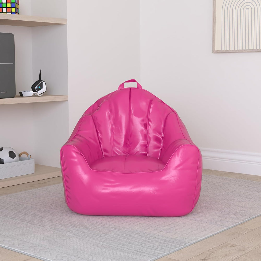 Posh Creations Structured Comfy Bean Bag Chair for Gaming, Reading, and Watch...