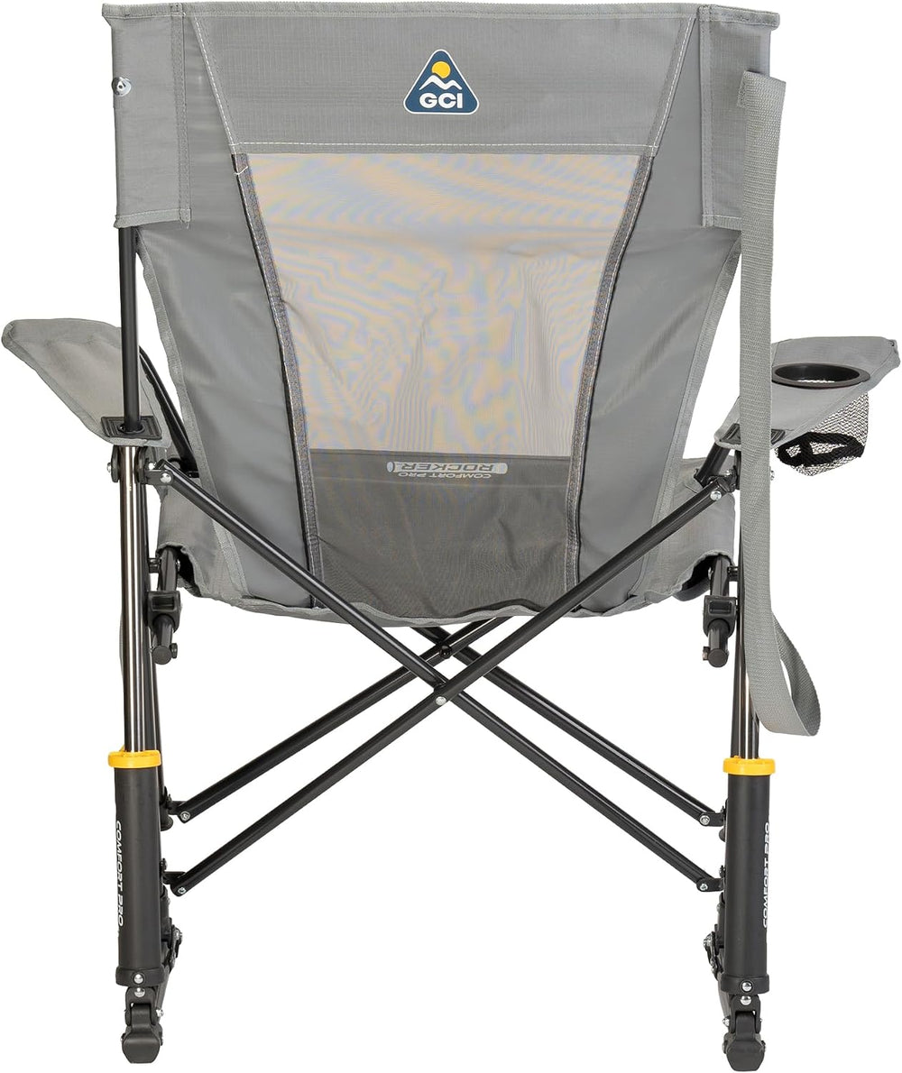 GCI Outdoor Comfort Pro Rocker Outdoor Rocking Chair with Beverage Holder