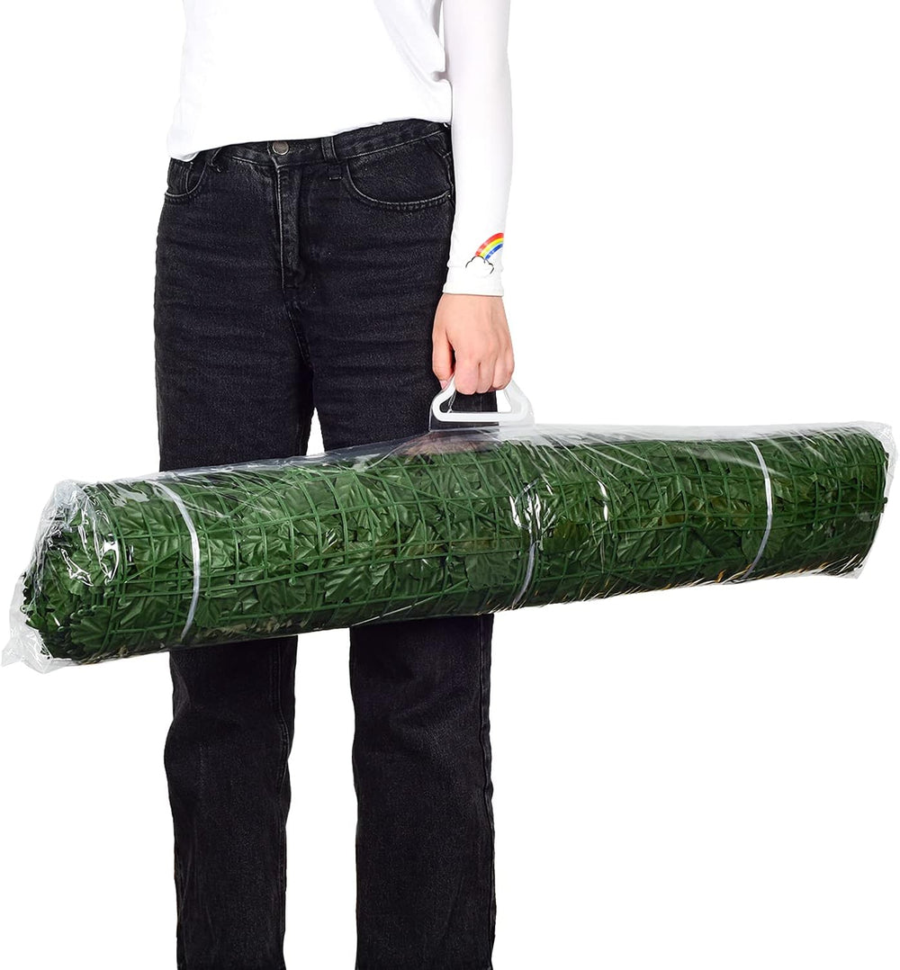 DearHouse Artificial Ivy Privacy Fence, 196.85x39.37inch Artificial Hedges Fe...