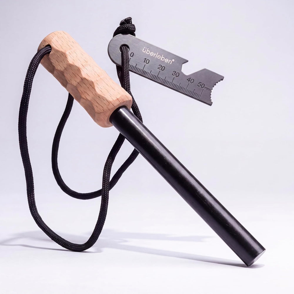 Überleben Kräftig Grip Ferro Rod Fire Starter for Survival w/Multi-Tool Fire ...