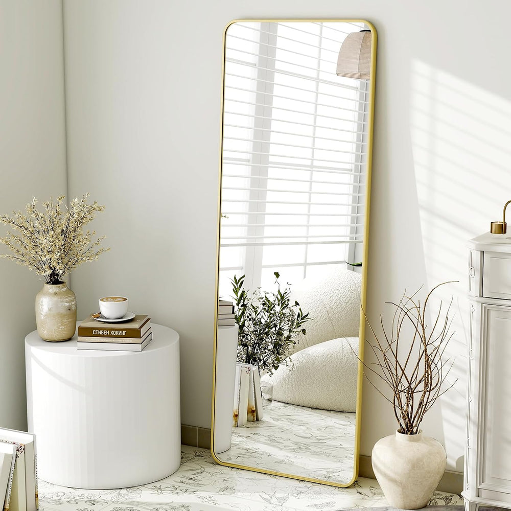 HARRITPURE 56"x21" Full Length Mirror, Rectangle Floor Mirror with ...