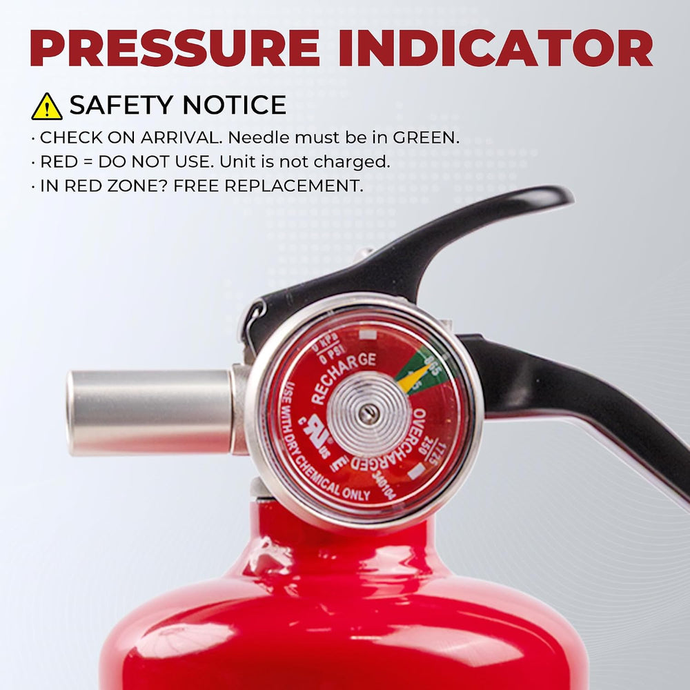 Safewayfire Fire Extinguisher, 2.5 lb, Heavy Duty for Home & Commercial Use