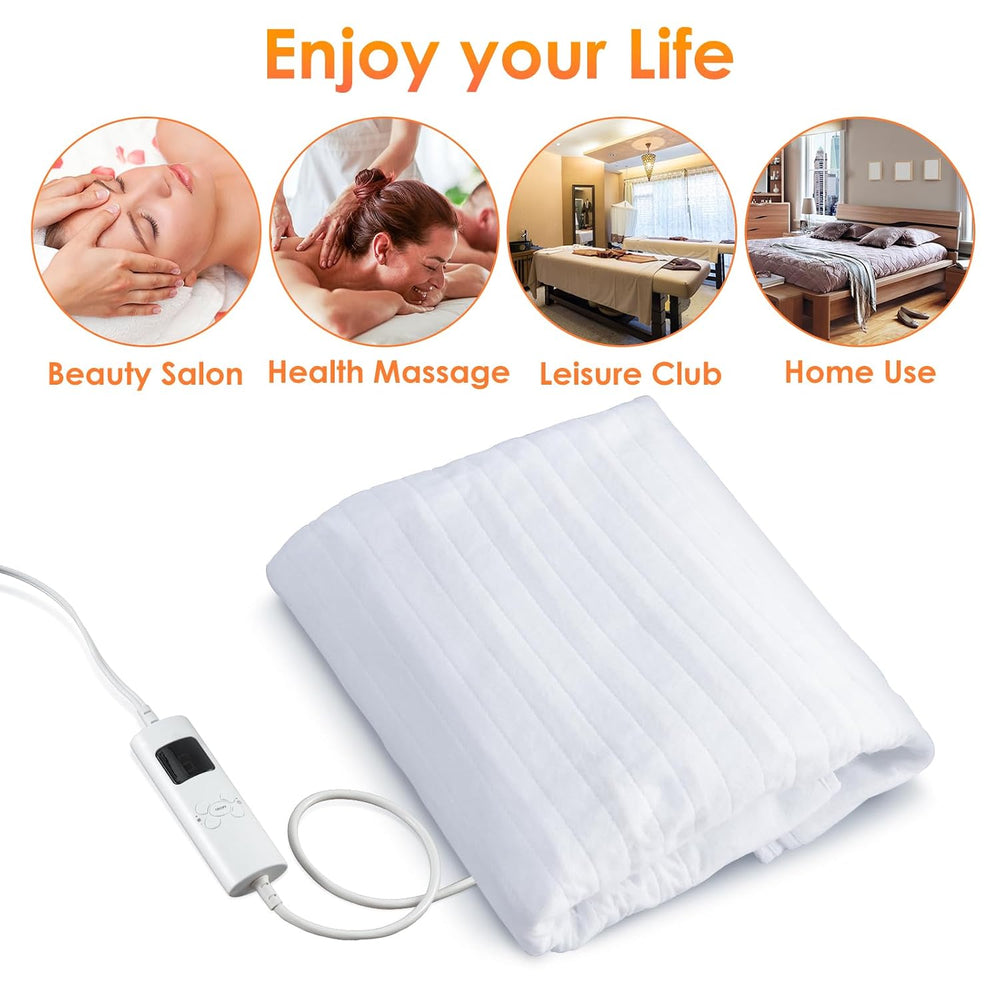 Massage Table Warmer Pads 9 Heat Settings Electric Heating Pad (72.8" x ...