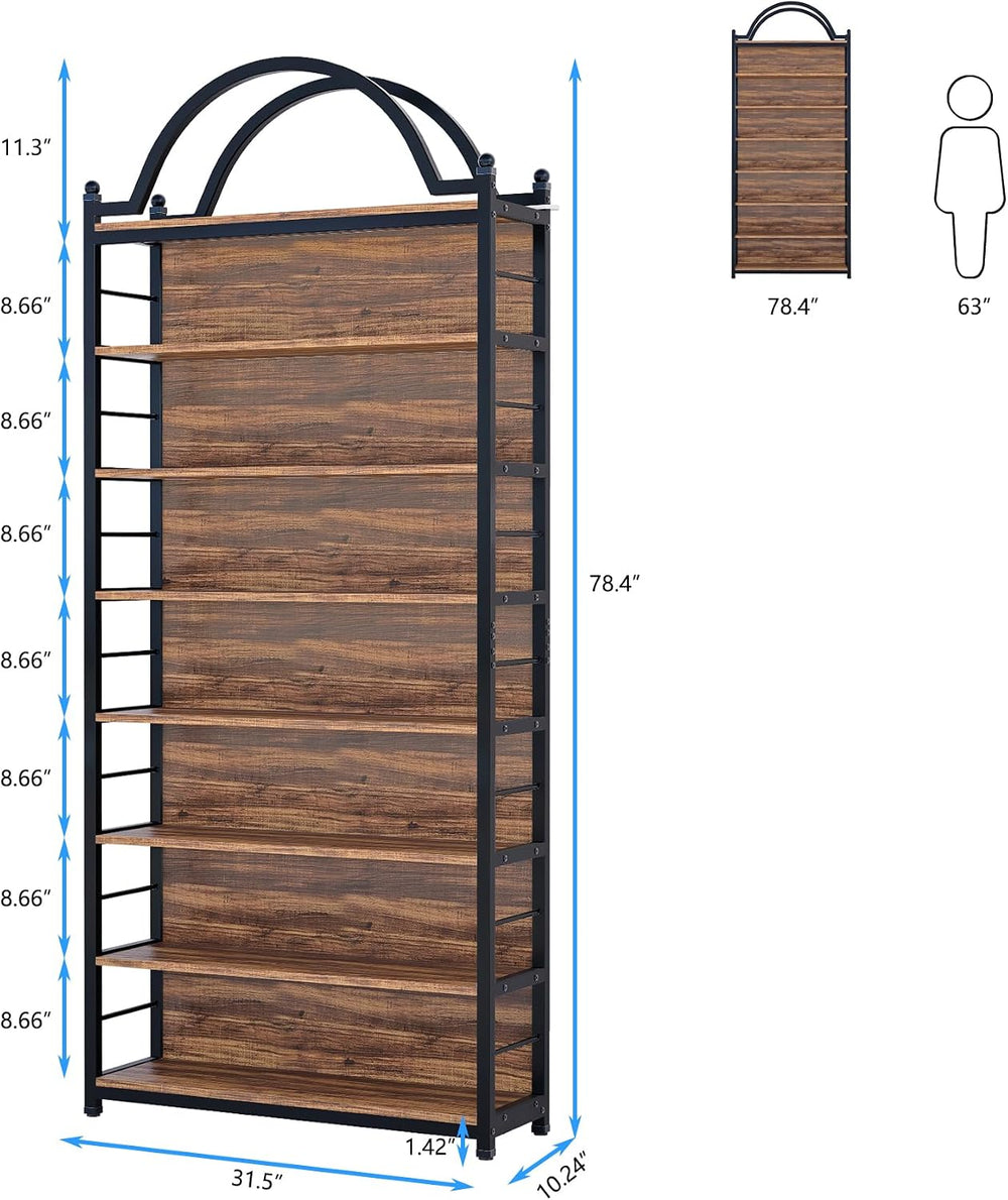 CD Storage Rack Holds 400+ CDs, 8-Tier CD DVD Storage Tower Organizer, Large ...