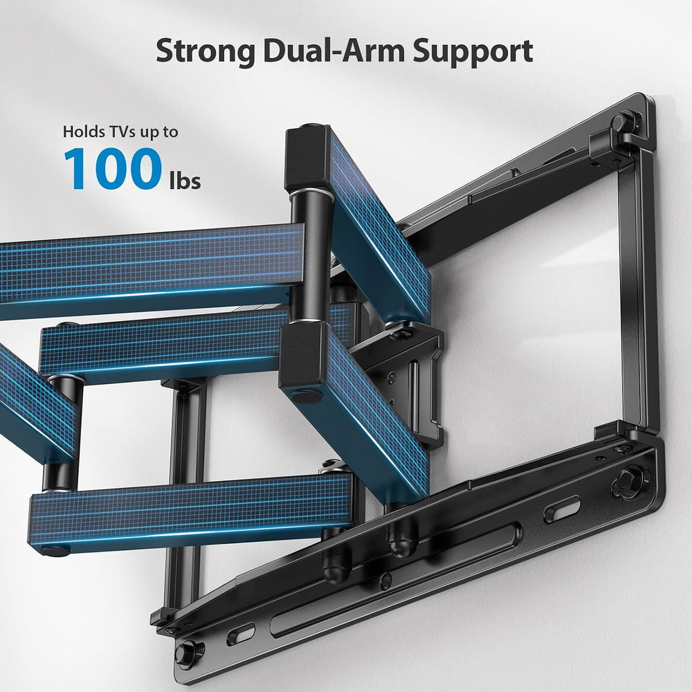 Pipishell Full Motion TV Wall Mount for Most 37-75 inch TVs, Wall Mount Brack...