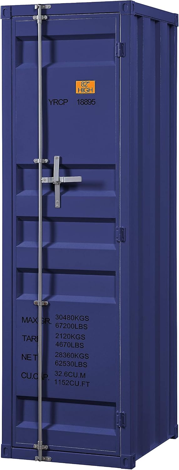 Acme Cargo Wardrobe with 1 Door in Blue