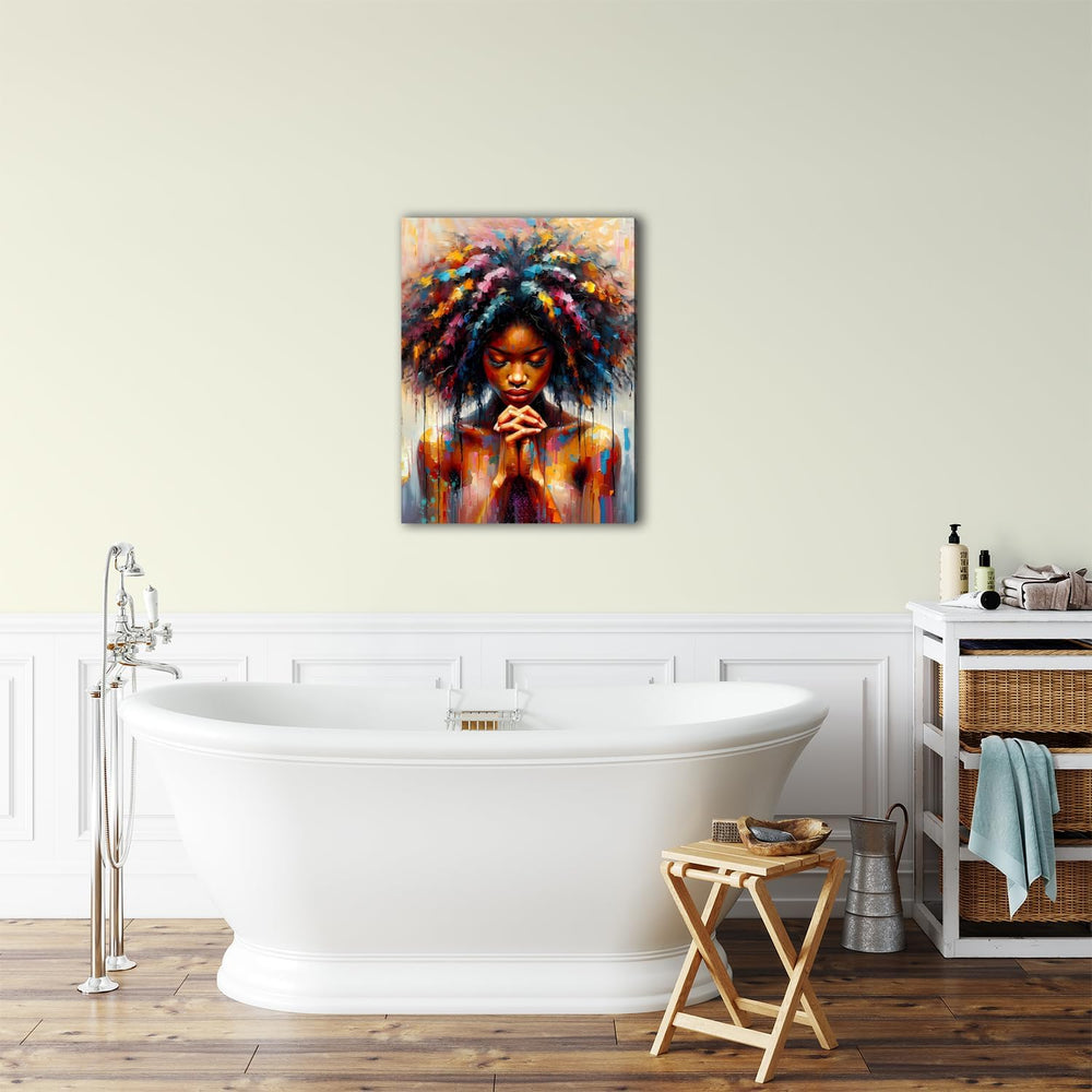 Abstract Woman Wall Art Canvas Print Framed Poster Picture Modern Artwork Wal...