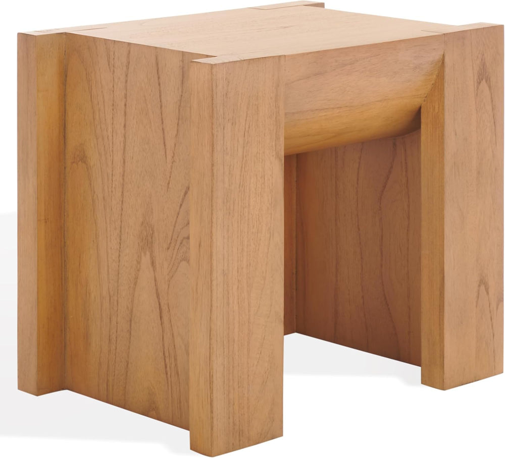 SAFAVIEH Couture Collection - Jessandria Natural Brown Accent Table, Contempo...