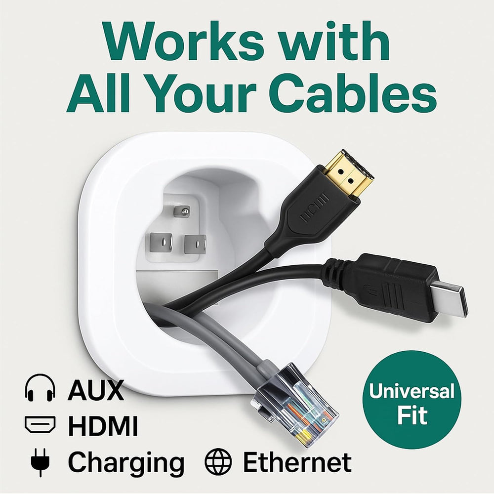 in-Wall Cable Management kit, Cord Hiding for Wall, Hide TV Wires When Mounti...