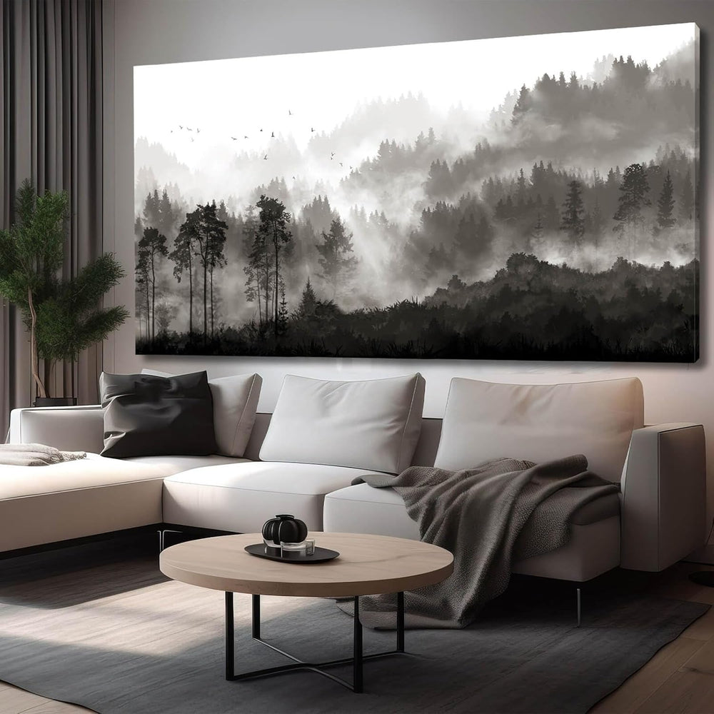 YJYart Large Artwork for Living Room Wall Canvas Art Mountains Nature Paintin...