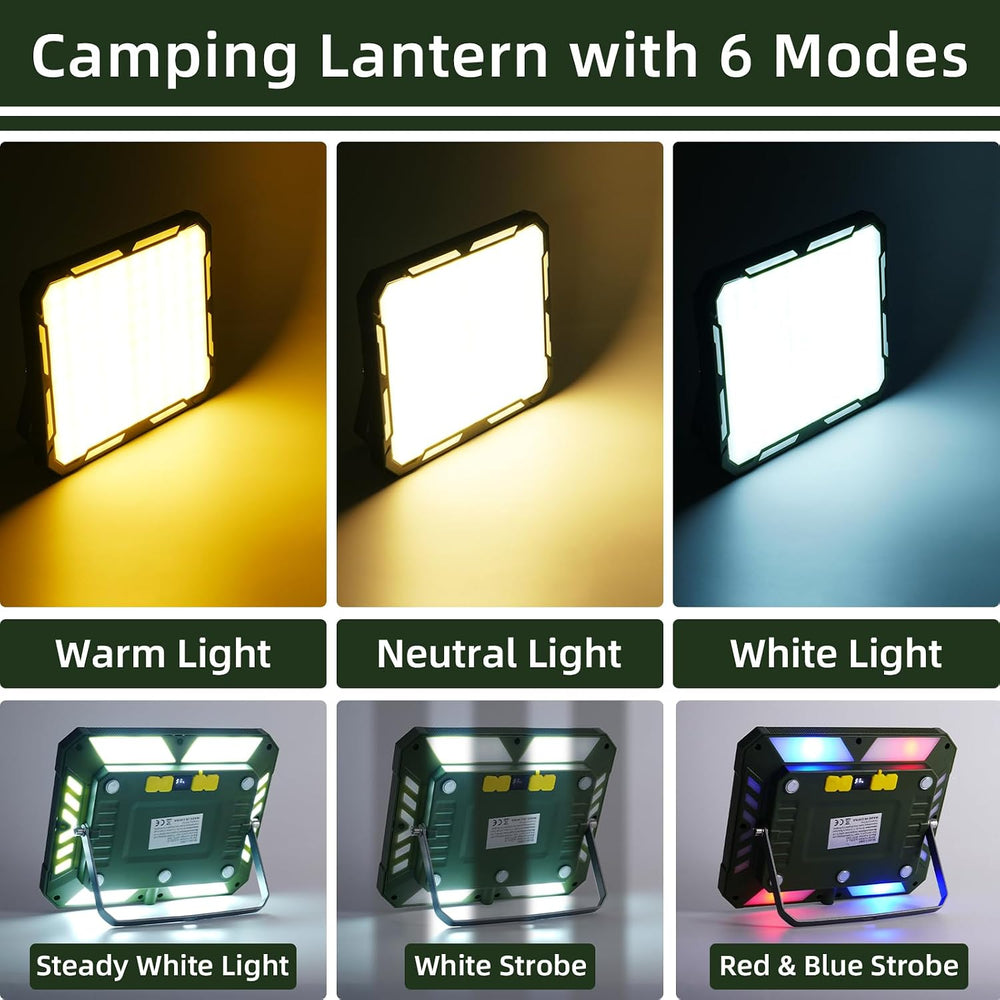 3000LM Camping Lights, Rechargeable Camping Lantern for Power Outages,