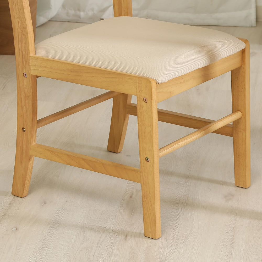 Fuji Boeki 93004 Dining Chair, Natural, Natural Wood, Malt