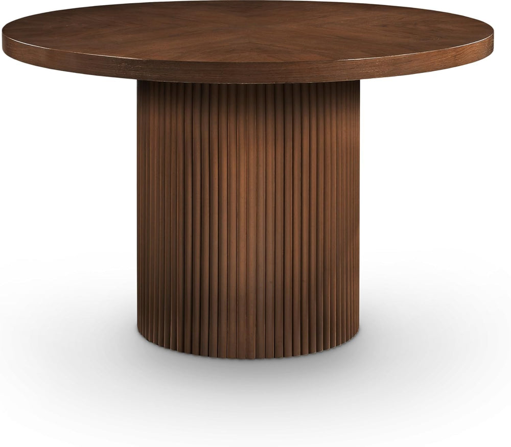 Meridian Furniture 728Brown-T Belinda Collection Mid-Century Modern Dining Ta...
