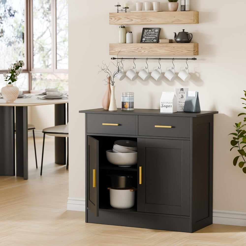 Buffet Cabinet with Storage - Buffets & Sideboards Kitchen Storage Cabine...