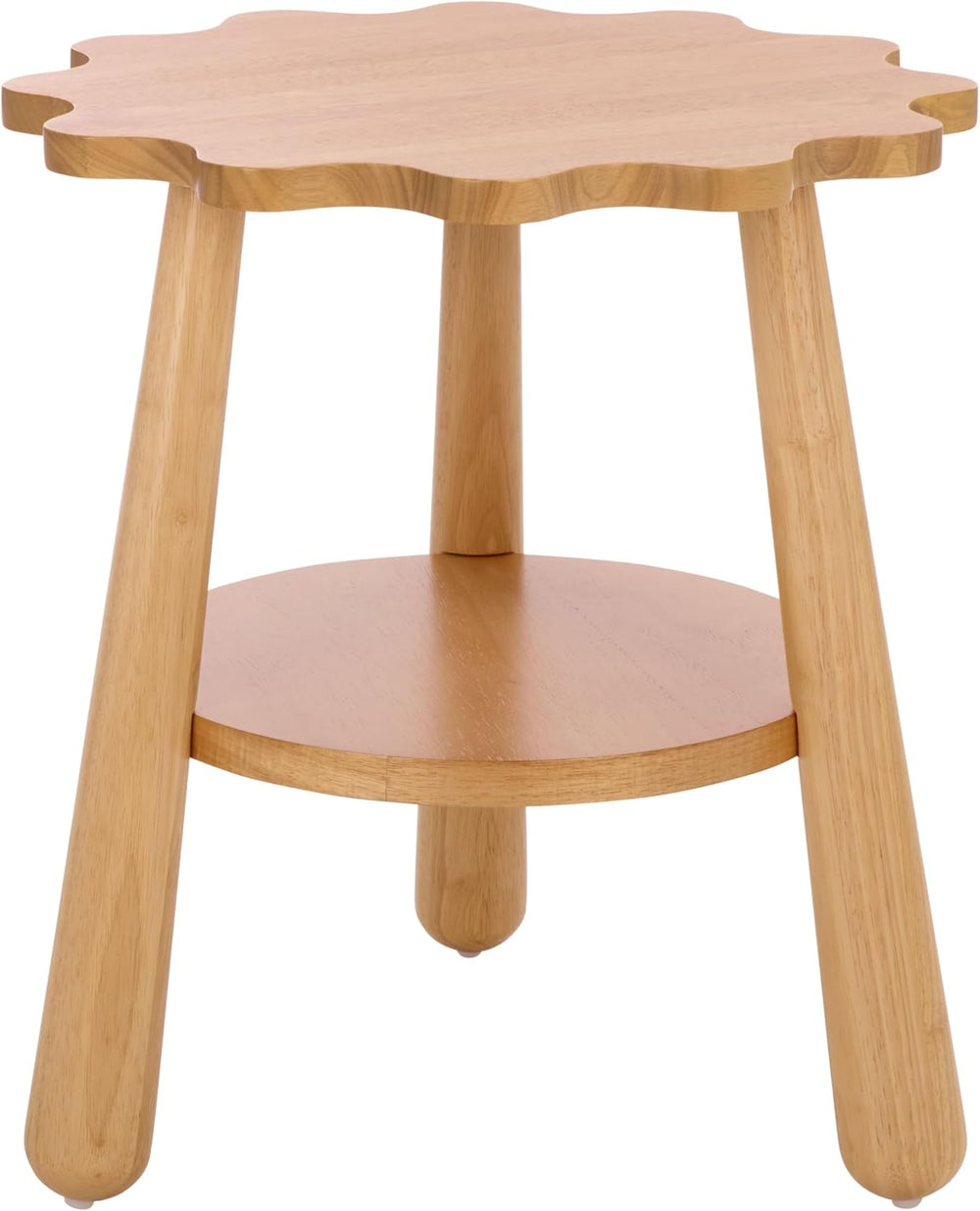 SAFAVIEH Home Collection – Forsythe Natural Brown Accent Table with Lower She...