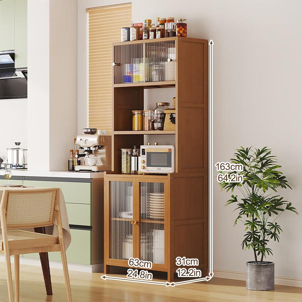 Wide Pantry Storage Cabinet, Pantry Storage Cabinet with Doors, Freestanding ...