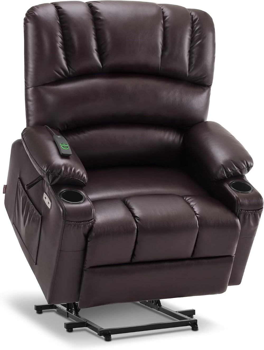 MCombo Oversized Power Lift Recliner Chair for Elderly R7092 (Dark Brown) | S...