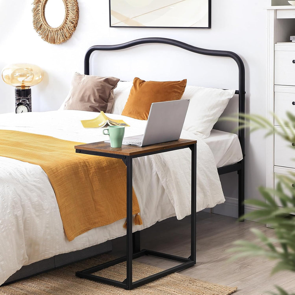 VASAGLE Set of 2 C Shape End Tables, Small Coffee Tables for Couch Or Sofa, I...