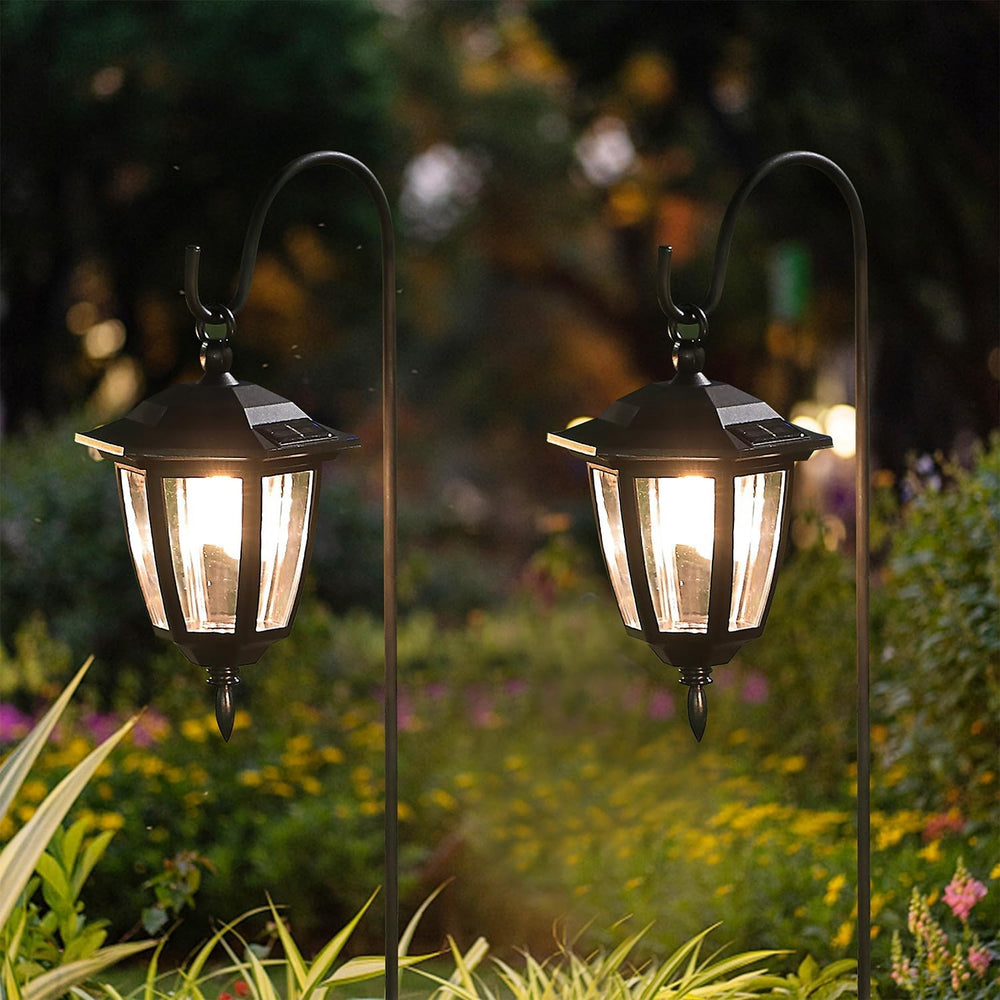 Dynaming 2 Pack Solar Hanging Lights Outdoor, Solar Powered Garden Decorative...