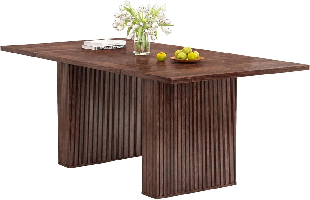 weselon 78 Inch Dining Table for 6 8 10, Modern Farmhouse Rectangular Kitchen...