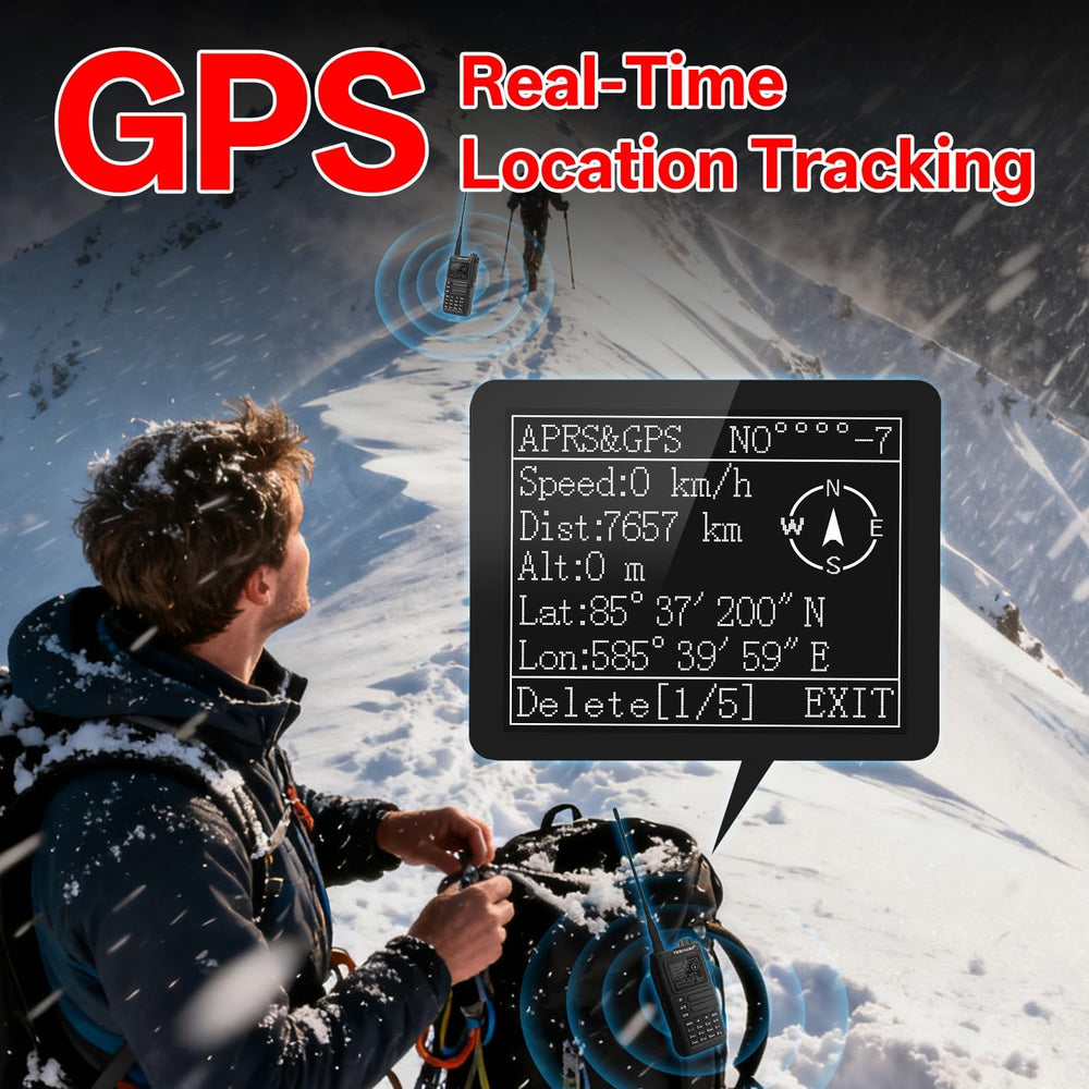 TIDRADIO TD-H9 10Watt GPS&APRS Ham Radio Multi-Band;Capable of Bluetooth ...