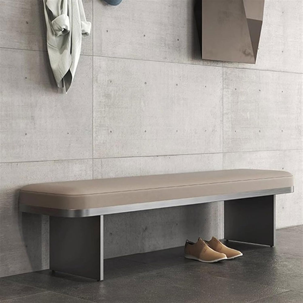 Modern Stainless Steel Footstool Household Sofa Bedside Stool Dining Chair Hi...
