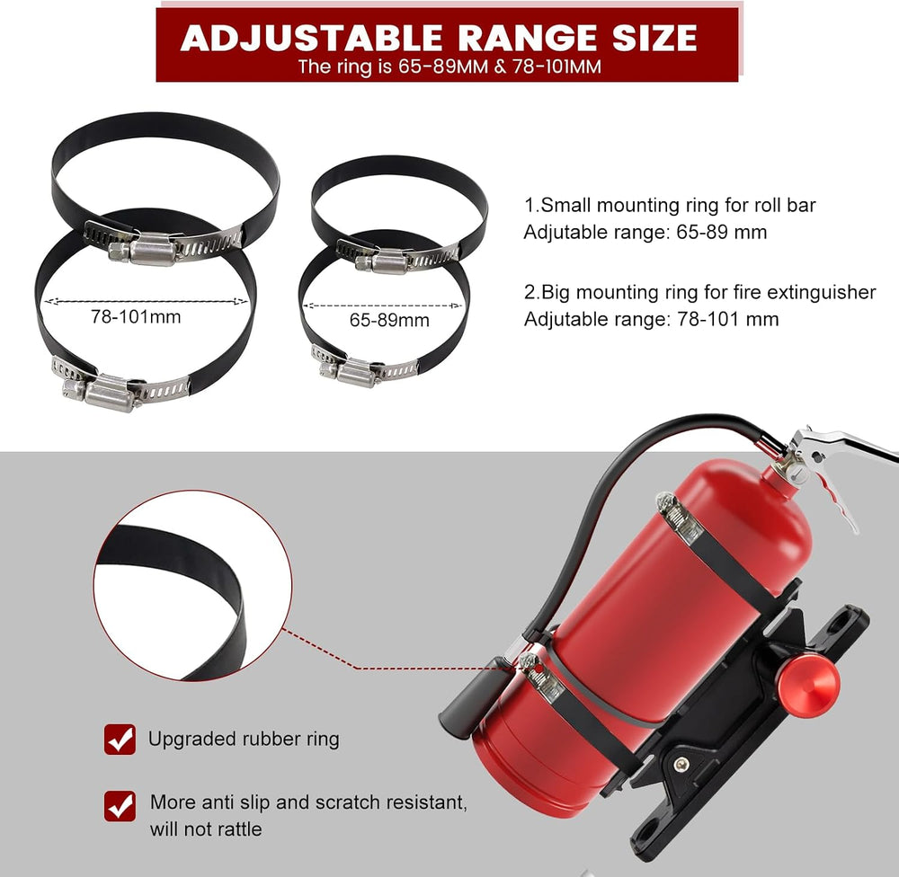 Quick Release Fire Extinguisher Holder - Car Fire Extinguisher Mount Bracket ...